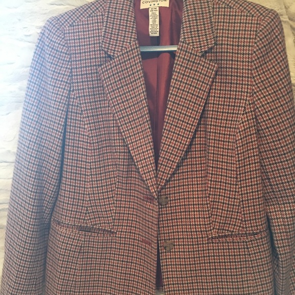 Checkered Blazer (donated) - Picture 1 of 4